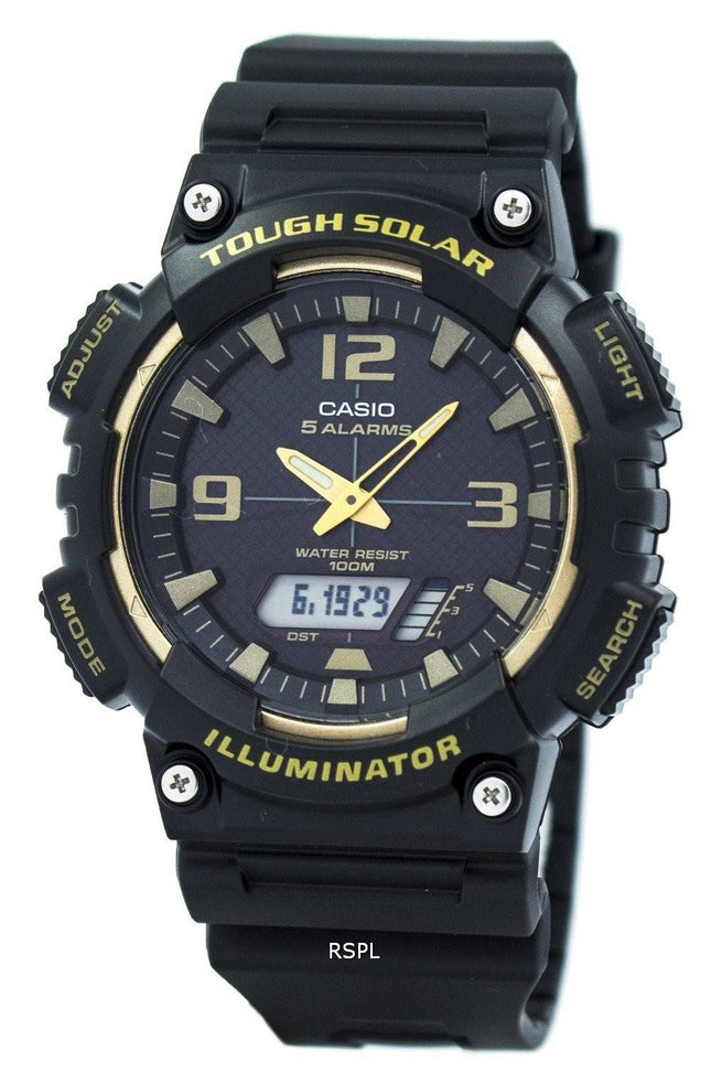 Casio hård sol 5 alarmer 100M AQ-S810W-1A3V Herreur