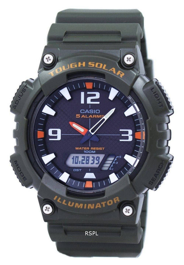 Casio Illuminator hård sol Alarm Analog Digital AQ-S810W-3AV Herreur