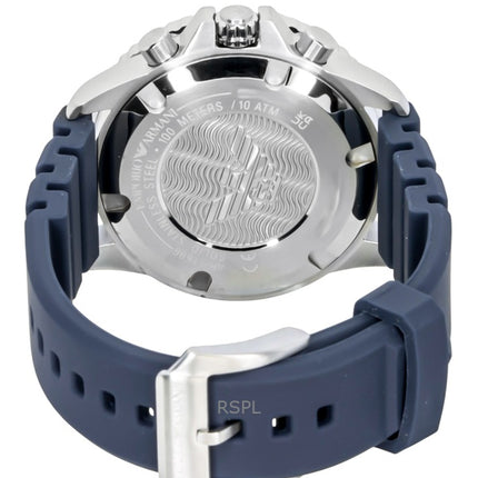 Emporio Armani World Explorer Chronograph Silikonerem Blå Skive Solar AR11696 100M Herreur
