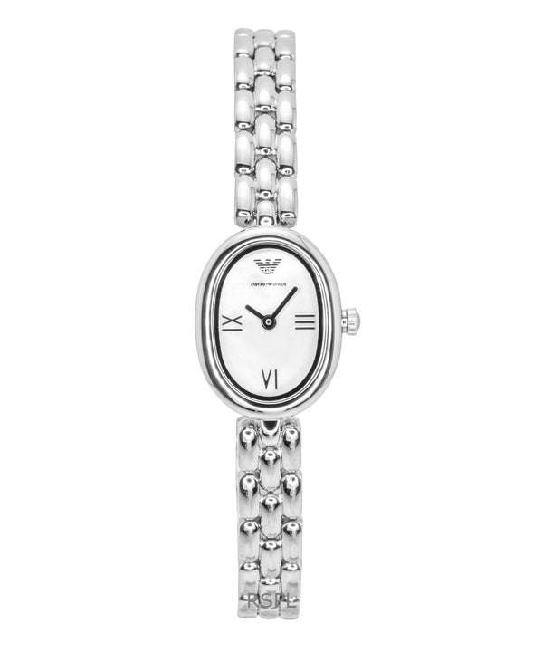 Emporio Armani rustfrit stål perlemor urskive kvarts AR11720 dameur