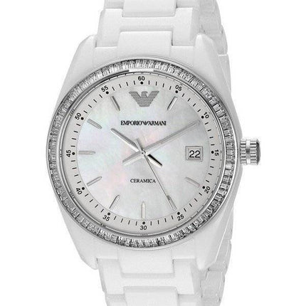 Emporio Armani Ceramica krystaller AR1497 kvinders ur