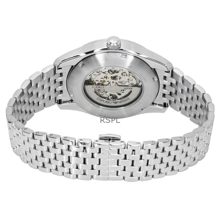 Emporio Armani rustfrit stål grøn skelet urskive automatisk AR60091 herreur