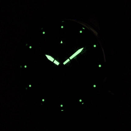 Citizen Eco-Drive Chronograph grøn lærred bæltet 100M AT0200-05E Herreur