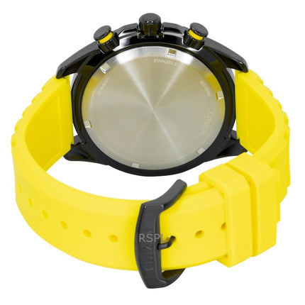 Citizen Brycen kronograf silikonerem sort urskive Eco-Drive AT2585-08E 100M herreur