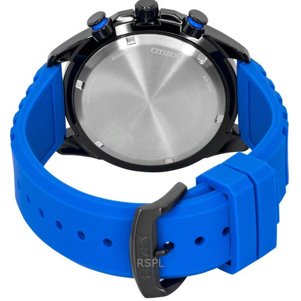 Citizen Brycen kronograf silikonerem sort urskive Eco-Drive AT2586-05E 100M herreur