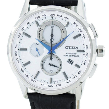 Citizen Eco-Drive Radio kontrolleret Chronograph World Time AT8110-11A Herreur