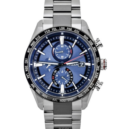 Citizen Attesa Chronograph Radio Controlled Super Titanium Eco-Drive AT8186-51L 100M Herreur