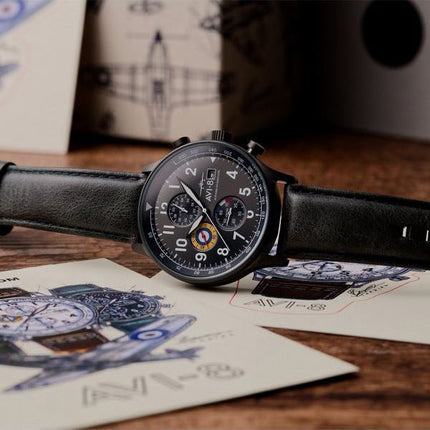 AVI-8 Hawker Hurricane Tachymeter Quartz AV-4011-0D Herreur