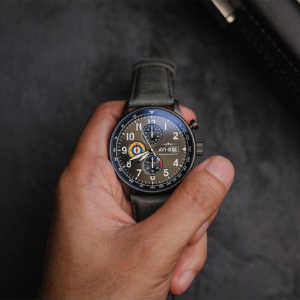 AVI-8 Hawker Hurricane Tachymeter Quartz AV-4011-0D Herreur