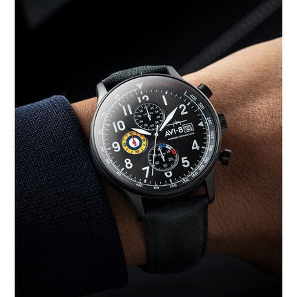 AVI-8 Hawker Hurricane Tachymeter Quartz AV-4011-0D Herreur