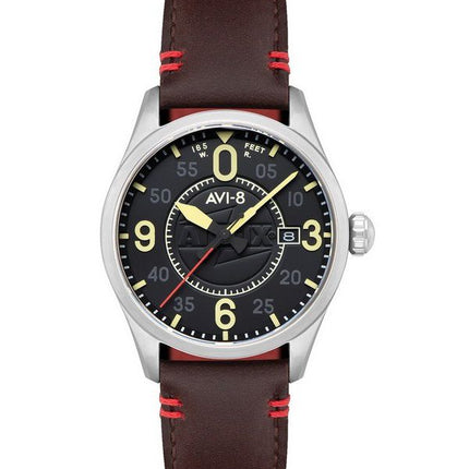 AVI-8 Spitfire Smith Automatic Airfix Edition Granit Black Dial AV-4090-08 herreur