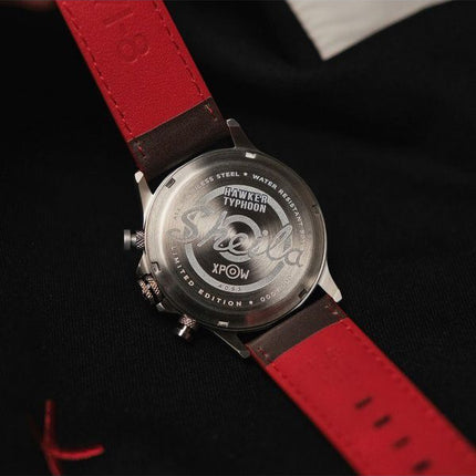 AVI-8 Hawker Typhoon Rb396 Sheila Chronograph Limited Edition Black Dial Quartz AV-4093-05 herreur