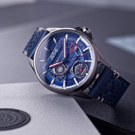 AVI-8 Hawker Harrier Farley Multifunction Regiment Blue Dial Quartz AV-4098-03 herreur
