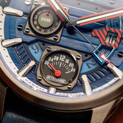 AVI-8 Hawker Harrier Farley Multifunction Regiment Blue Dial Quartz AV-4098-03 herreur