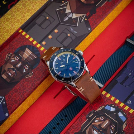 AVI-8 Flyboy Tuskegee Airmen Meca-Quartz Limited Edition Lucera Blue Dial AV-4103-02 Herreur med ekstra rem