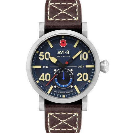 AVI-8 Dambuster 80-års jubilæum Royal British Legion Meca-Quartz Limited Edition Navy Blue AV-4108-RBL-02 Herreur