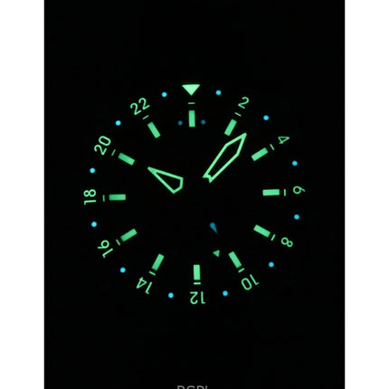 AVI-8 Hawker Hunter Atlas GMT Orange rød læderrem Orange Urskive Automatisk AV-4122-06 herreur