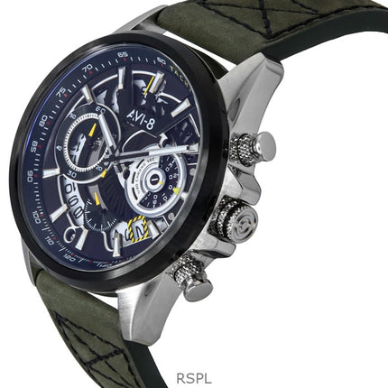 AVI-8 Hawker Harrier Matador Chronograph Viper Green Dial Quartz AV-4125-04 herreur