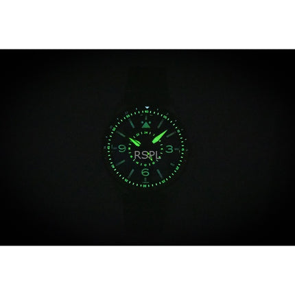 AVI-8 Flyboy Airmaster GMT Fuselage Grøn Læderrem Grøn Skive Automatisk AV-4128-03 Herreur