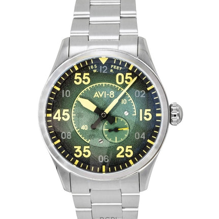 AVI 8 Spitfire Type 300 Tarmac Tracker Rustfrit Stål Grøn Skive Automatisk AV-4147-22 Herreur