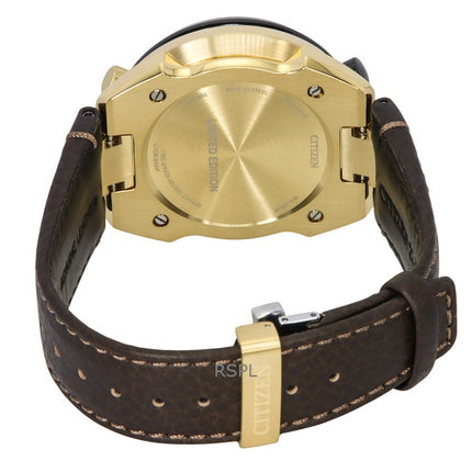 Citizen Promaster Tsuno Chronograph Limited Edition Gold And Black Dial Eco-Drive Diver&#39;s AV0072-01X 200M herreur