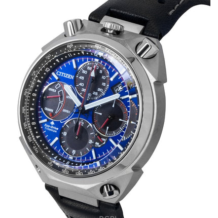 Citizen Promaster Tsuno Chronograph Racer Limited Edition blå urskive Eco-Drive dykkerur AV0088-01L 200M herreur