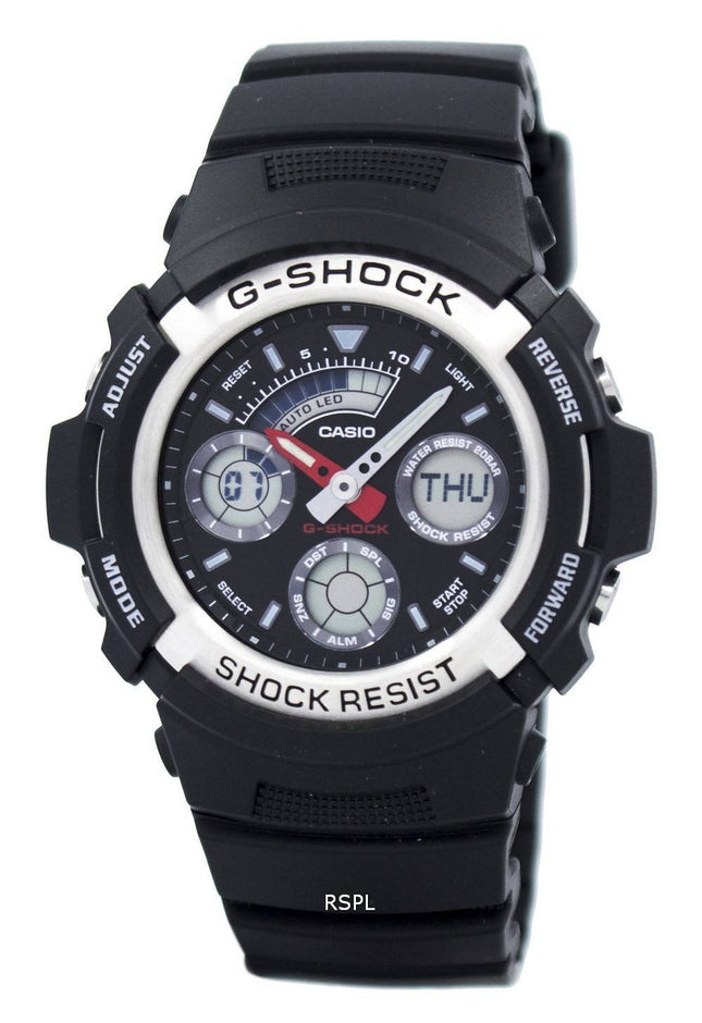 Casio G-shock Analog digital verden tid ur AW-590-1ADR