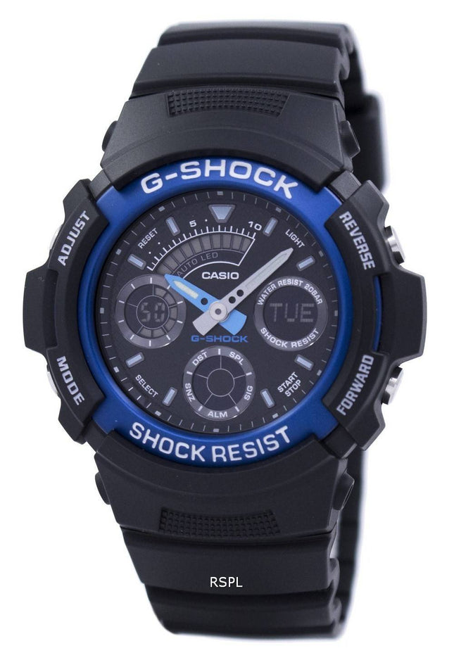 Casio Gshock Analog-Digital verden tid ur AW591-2ADR AW591-2A