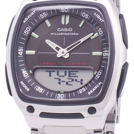 Casio Analog Digital Telememo Illuminator AW-81D-1AVDF AW-81D-1AV Herreur