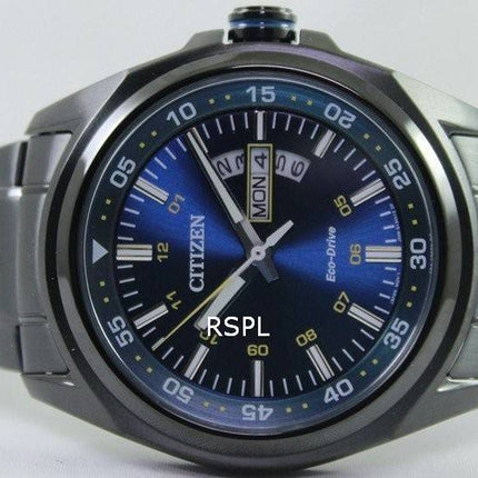 Citizen Eco-Drive blå urskive magt Reserve AW0024 - 58L Herreur