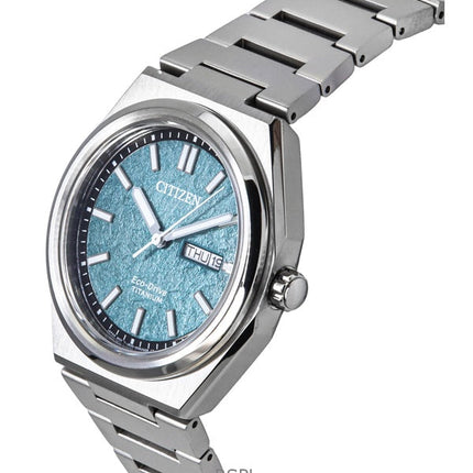 Citizen Zenshin Super Titanium Green Dial Eco-Drive AW0130-85X 100M Herreur