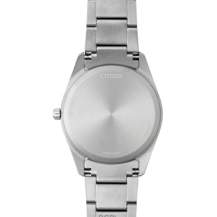 Citizen Eco-Drive rustfrit stål sort urskive AW0151-85E 100M herreur