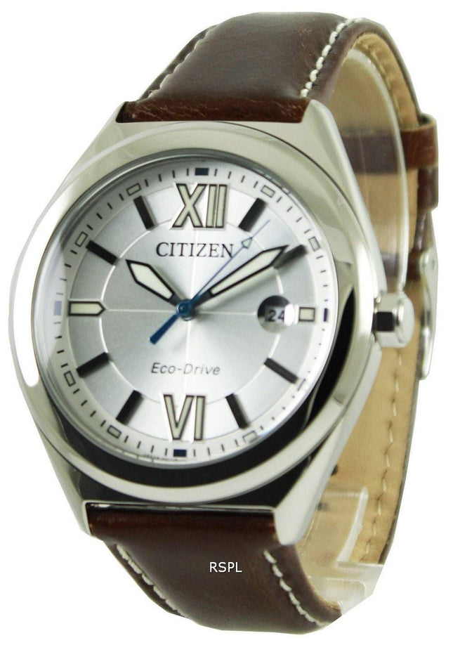 Citizen Eco-Drive brun læder rem AW1170 - 00H Herreur