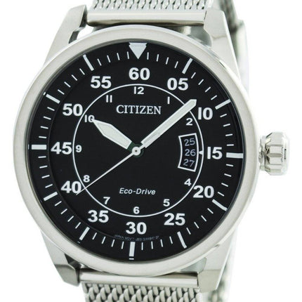 Citizen Aviator Eco-Drive Mesh Band AW1360-55E Herreur