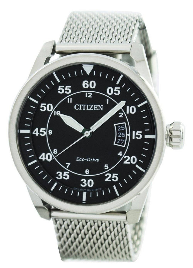 Citizen Aviator Eco-Drive Mesh Band AW1360-55E Herreur