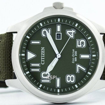 Citizen Eco-Drive militær 200M AW1410-32 X Herreur