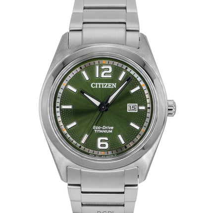 Citizen Eco-Drive Super Titanium grøn urskive AW1641-81X herreur