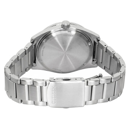 Citizen Eco-Drive rustfrit stål grøn urskive Solar AW1880-55X 100M herreur