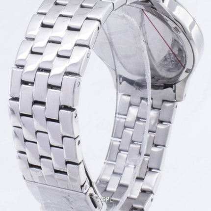Armani Exchange Lady Hampton sølv krystaller quiltet ringe AX5215 kvinders ur