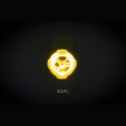 Casio Baby-G analog digital harpiksrem gul urskive kvarts BA-110AH-9A 100M dameur