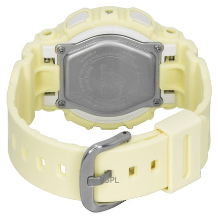 Casio Baby-G analog digital harpiksrem gul urskive kvarts BA-110AH-9A 100M dameur