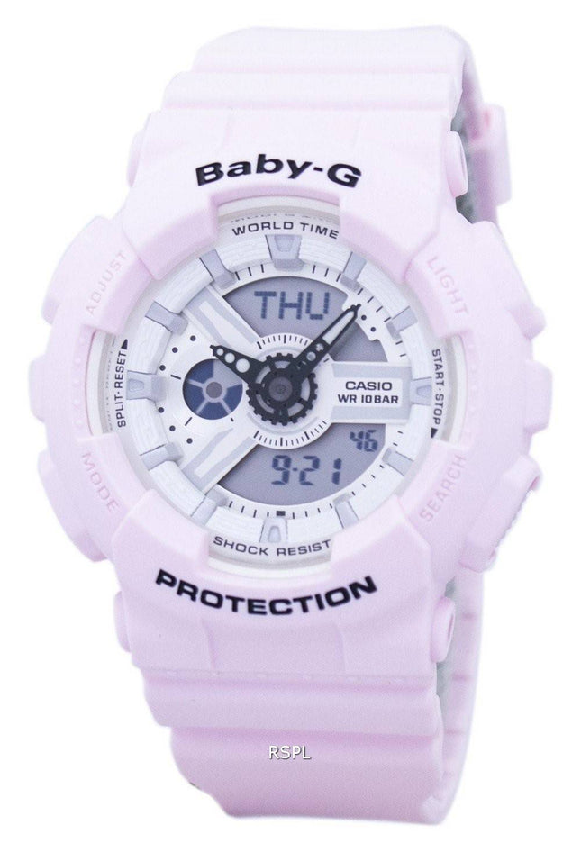 Casio Baby-G Shock resistente verden tid Analog Digital BA-110BE-4A kvinders ur