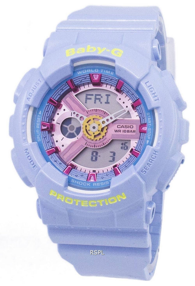 Casio Baby-G Analog Digital verden tid BA-110CA-2A kvinders ur