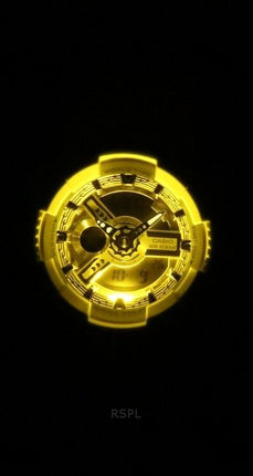 Casio Baby-G analog digital grøn harpiksrem Grøn skive Quartz BA-110YK-3A 100M dameur