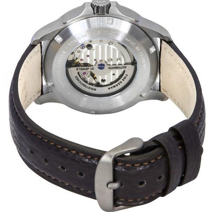 Bauhaus Aviation Læderrem Fuld Lysende Beige Urskive Automatisk 28645 100M herreur