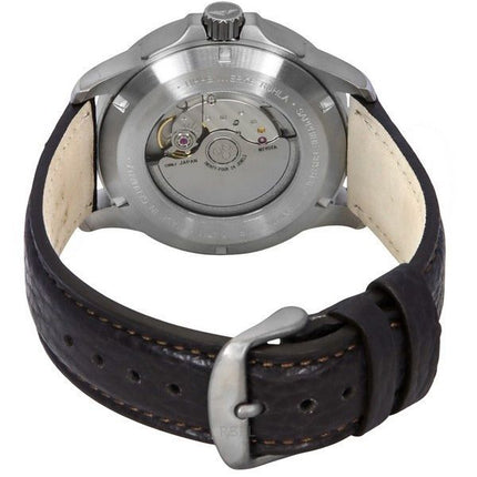 Bauhaus Aviation GMT Læderrem Fuld Lysende Beige Urskive Automatisk 28685 100M herreur