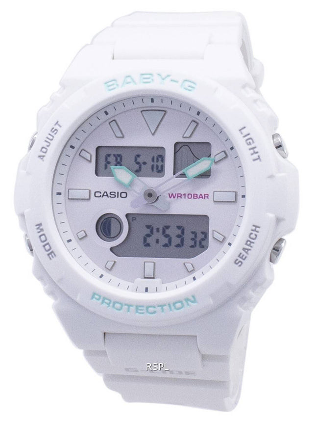 Casio Baby-G G-glide BAX-100-7A BAX100-7A tide diagram dame ur