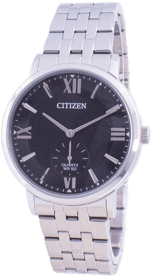 Citizen Black Dial rustfrit stål kvarts BE9170-72E Herreur