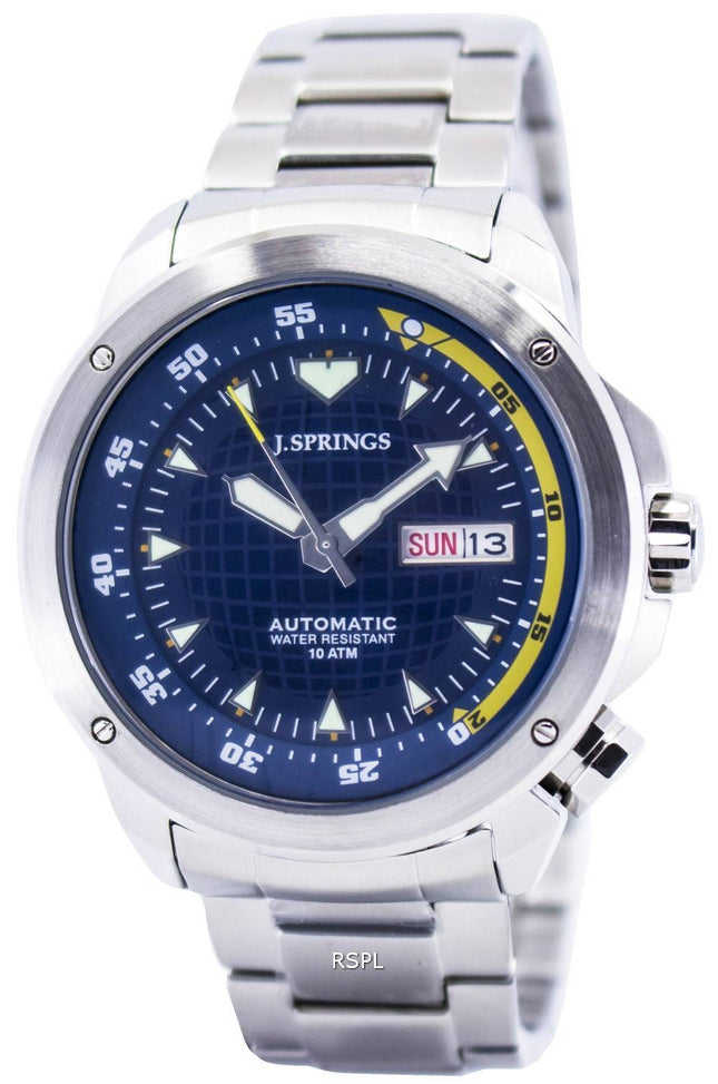 J.Springs af Seiko automatiske Navy Dial 100M BEB022 Herreur
