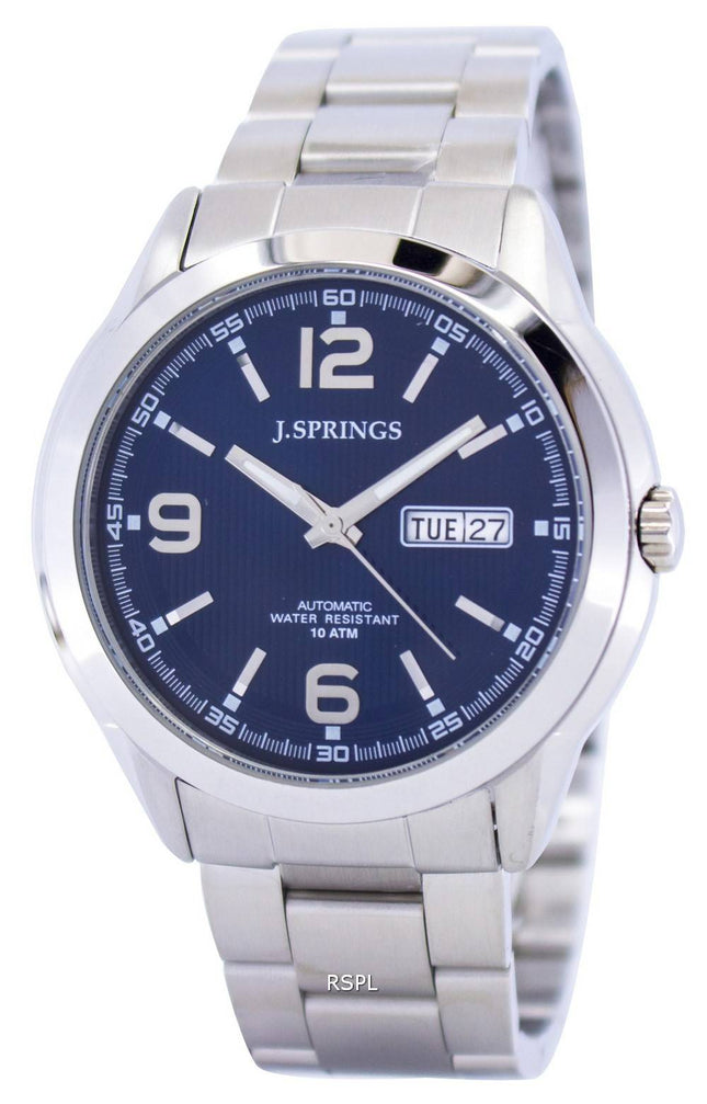 J.Springs af Seiko automatiske blå urskive 100M BEB036 Herreur